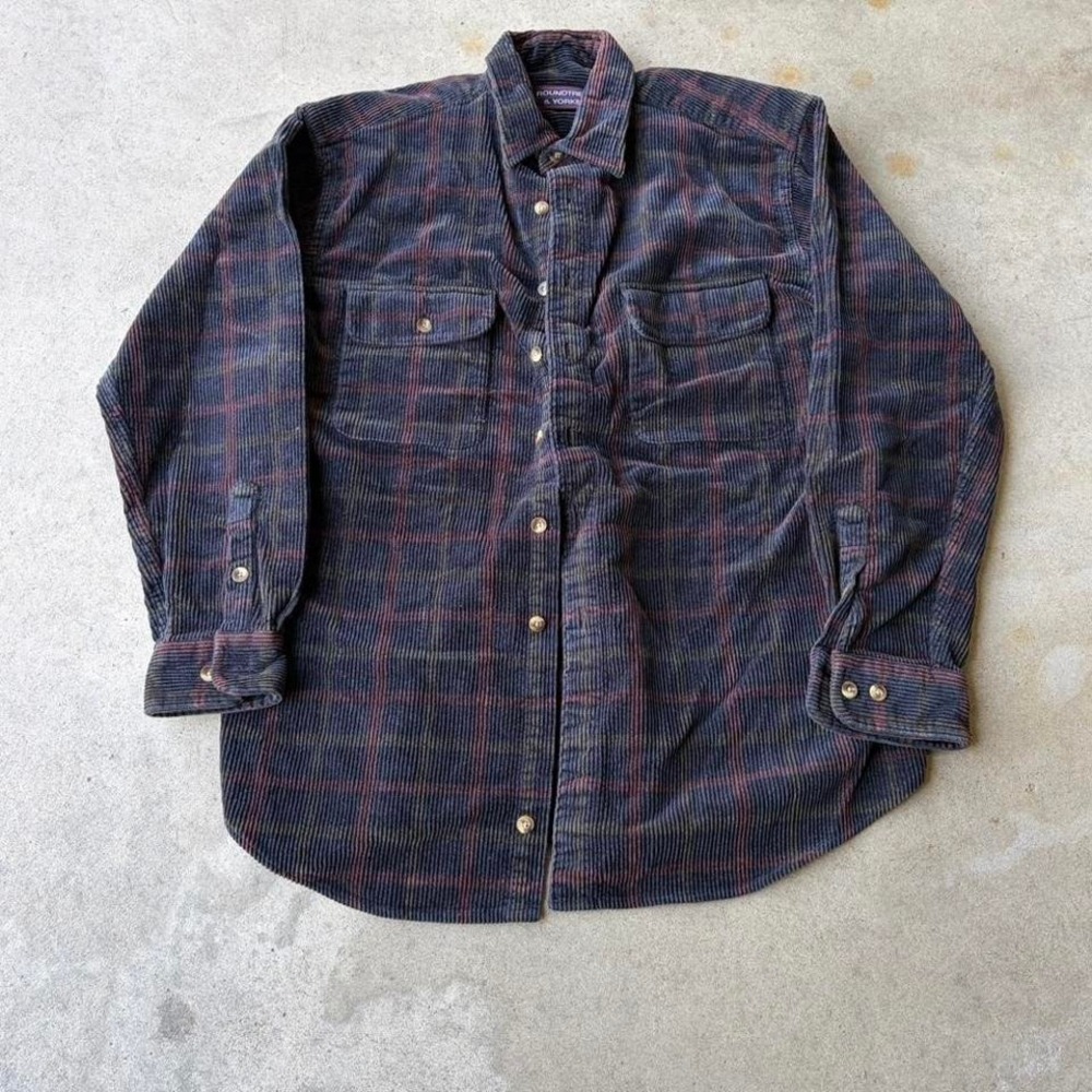 90s heavyweight corduory button down jacket